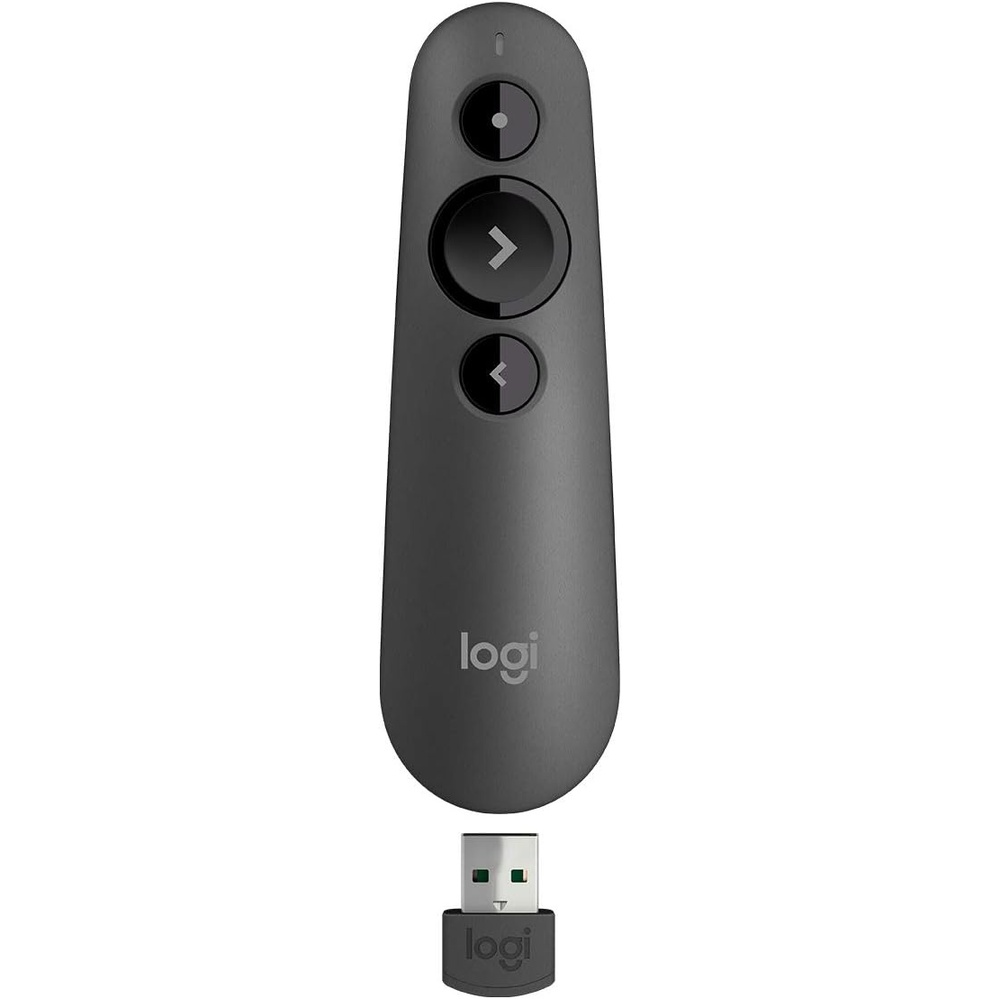 image:imageLogitech Wireless Presenter R500s PowerPoint Clicker with Laser Pointer Wireless Presentation Clicker RemoteRed Laser