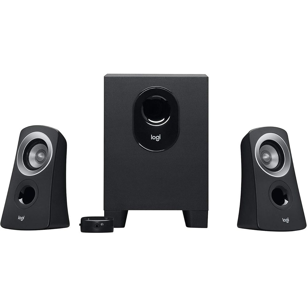 image:imageLogitech Z313 21 Multimedia Speaker System with Subwoofer Full Range Audio 50 Watts Peak Power Strong Bass 35mm Audio Inputs PCPS4XboxTVSmartphoneTabletMusic Player  BlackSpeaker