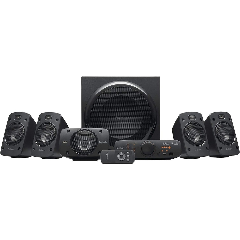 image:imageLogitech Z906 51 Surround Sound Speaker System  THX Dolby Digital and DTS Digital Certified  BlackSpeaker