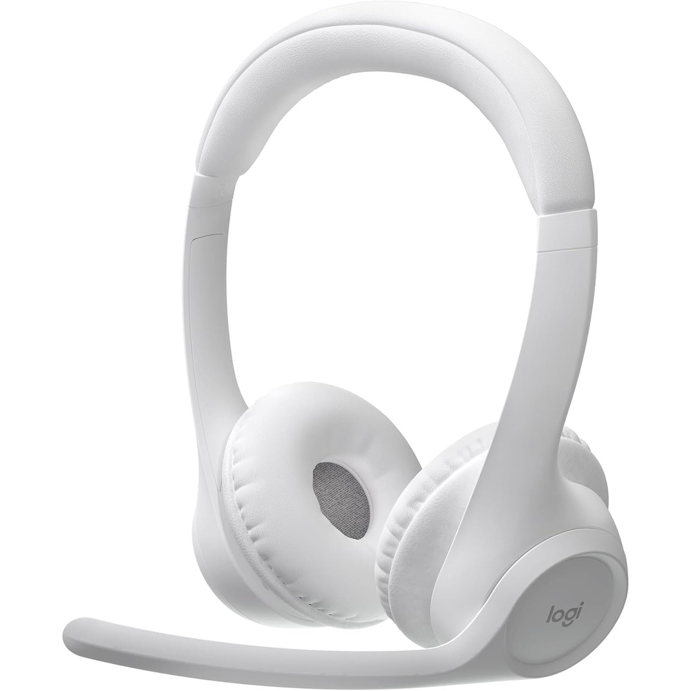 image:imageLogitech Zone 300 Wireless Bluetooth Headset with NoiseCanceling Microphone Compatible with Windows Mac Chrome Linux iOS iPadOS Android  OffWhiteOffWhite