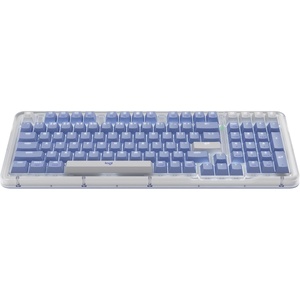 Logitech Alto Keys K98M Wireless Mechanical Clicky Keyboard, Hot Swappable, Vibration Absorbing Gasket, White Backlit Keys, Refined Typing Sound, BT, USB-C Charging, for PC, Mac, Laptops – Off-White(Lilac)