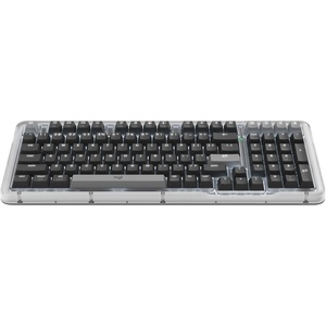 Logitech Alto Keys K98M Wireless Mechanical Clicky Keyboard, Hot Swappable, Vibration Absorbing Gasket, White Backlit Keys, Refined Typing Sound, BT, USB-C Charging, for PC, Mac, Laptops – Off-White(Graphite)