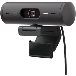Logitech Brio 501 Full HD Webcam with Auto Light Correction, Show Mode, Noise Reduction Mics, Privacy Cover, Works with Microsoft Teams, Google Meet, Zoom, Nintendo Switch 2 new GameChat Mode – Black(Black)