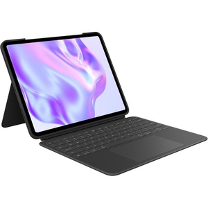 Logitech Combo Touch iPad Pro 13-inch (M4 & M5)(2024 & 2025) Keyboard Case – Detachable Backlit Keyboard with Kickstand, Comfortable Typing, Multi-use Mode – Midnight Black(Midnight Black)