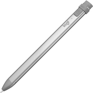 Logitech Crayon Digital Pencil for All iPads (2018 Releases and Later) with Apple Pencil Technology, Anti-roll Design, and Dynamic Smart tip – Orange(Grey)