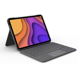 Logitech Folio Touch iPad Keyboard Case with Trackpad and Smart Connector for iPad Air 11-inch (M2 & M3), iPad Air (4th & 5th gen) – Graphite(Graphite)