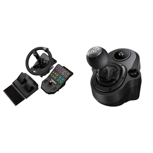 Logitech G Farm Simulator Heavy Equipment Bundle (2nd Generation) | Steering Wheel, Pedals, Vehicle Side Panel(Equipment Bundle + Force Shifter)