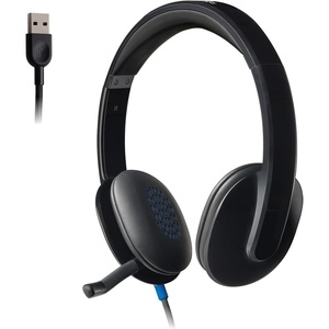 Logitech High-Performance USB Headset H540 for Windows and Mac, Skype Certified,Color-Black.(Headset)