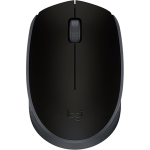 Logitech M170 Wireless Mouse for PC, Mac, Laptop, 2.4 GHz with USB Mini Receiver, Optical Tracking, 12-Months Battery Life, Ambidextrous – Blue(Black)