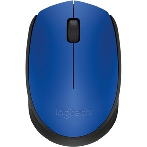 Logitech M170 Wireless Mouse for PC, Mac, Laptop, 2.4 GHz with USB Mini Receiver, Optical Tracking, 12-Months Battery Life, Ambidextrous – Blue(Blue)