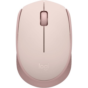 Logitech M170 Wireless Mouse for PC, Mac, Laptop, 2.4 GHz with USB Mini Receiver, Optical Tracking, 12-Months Battery Life, Ambidextrous – Blue(Rose)