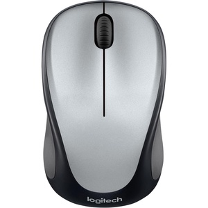 Logitech M317 Wireless Mouse, 2.4 GHz with USB Receiver, 1000 DPI Optical Tracking, 12 Month Battery, Compatible with PC, Mac, Laptop, Chromebook – Red(Light Steel)