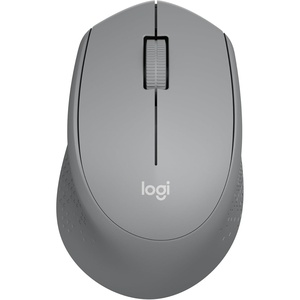 Logitech M330 Silent Wireless Mouse, 2.4GHz with USB Receiver, Optical Tracking, Quiet & Lightweight, Long Battery Life, for PC, Mac, Laptop, Chromebook – Black(Grey)