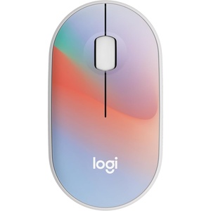 Logitech M340 Wireless Mouse with Limited Edition Prints, USB Receiver and Silent Clicks, Portable Wireless Mouse for Laptop, PC, Windows, Chrome, Surface – Floral Leaves(Sheer Dream)