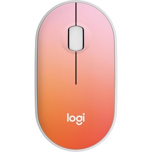 Logitech M340 Wireless Mouse with Limited Edition Prints, USB Receiver and Silent Clicks, Portable Wireless Mouse for Laptop, PC, Windows, Chrome, Surface – Floral Leaves(Tropical Sunrise)