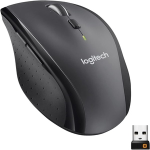 Logitech M720 Triathlon Multi-Device Wireless Mouse, Bluetooth, USB Unifying Receiver, 1000 DPI, 6 Programmable Buttons, 2-Year Battery, Compatible with Laptop, PC, Mac, iPadOS – Black(M705)