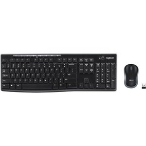 Logitech MK270 Wireless Keyboard and Mouse Combo for Windows, 2.4 GHz Wireless, Compact Mouse, 8 Multimedia and Shortcut Keys, 2-Year Battery Life, for PC, Laptop – Black(Black)