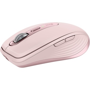 Logitech MX Anywhere 3S Compact Wireless Mouse, Fast Scrolling, 8K DPI Any-Surface Tracking, Quiet Clicks, Programmable Buttons, USB C, Bluetooth, Windows PC, Linux, Chrome, Mac – Pale Grey(Rose)