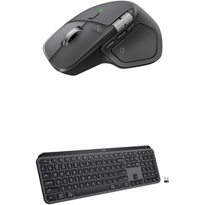 Logitech MX Master 4, Ergonomic Wireless Mouse with Advanced Performance Haptic Feedback, Ultra-Fast Scrolling, USB-C Charging, Bluetooth, Windows, MacOS – Pale Gray(Graphite)