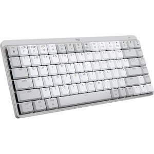 Logitech MX Mechanical Mini for Mac Wireless Illuminated Keyboard, Low-Profile Performance Switches, Tactile Quiet Keys, Backlit, Bluetooth, USB-C, Apple, iPad – Space Grey(Pale Grey)