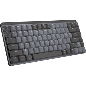 Logitech MX Mechanical Mini for Mac Wireless Illuminated Keyboard, Low-Profile Performance Switches, Tactile Quiet Keys, Backlit, Bluetooth, USB-C, Apple, iPad – Space Grey(Space Grey)