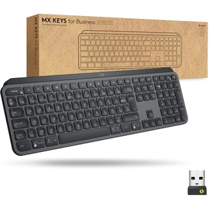 Logitech Mx Keys for Business Keyboard Bluetooth AZERTY French, W127044133 (Bluetooth AZERTY French Graphite)