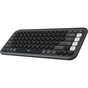 Logitech POP ICON Combo, Wireless Bluetooth Keyboard and Mouse, Comfortable Typing, programmable Keys and Buttons, Quiet clicks, Easy-Switch up to 3 Devices – Lilac(Graphite White)