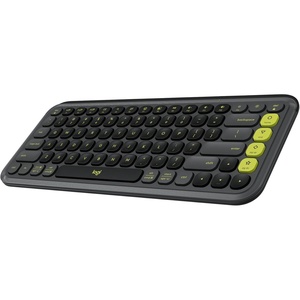 Logitech POP ICON Combo, Wireless Bluetooth Keyboard and Mouse, Comfortable Typing, programmable Keys and Buttons, Quiet clicks, Easy-Switch up to 3 Devices – Lilac(Graphite Lime)