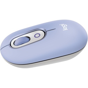 Logitech POP Mouse, Compact and Portable Wireless Bluetooth Mouse with Programmable Buttons and Quiet Clicks, Easy-Switch Between up to 3 Devices, Laptop, Tablet, PC – Off-White(Lilac)