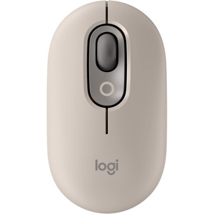 Logitech POP Mouse, Compact and Portable Wireless Bluetooth Mouse with Programmable Buttons and Quiet Clicks, Easy-Switch Between up to 3 Devices, Laptop, Tablet, PC – Off-White(Mist)