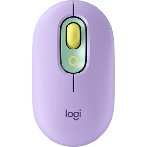 Logitech POP Mouse, Compact and Portable Wireless Bluetooth Mouse with Programmable Buttons and Quiet Clicks, Easy-Switch Between up to 3 Devices, Laptop, Tablet, PC – Off-White(Daydream Mint)