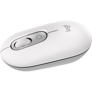 Logitech POP Mouse, Compact and Portable Wireless Bluetooth Mouse with Programmable Buttons and Quiet Clicks, Easy-Switch Between up to 3 Devices, Laptop, Tablet, PC – Off-White(Off White)