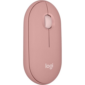 Logitech Pebble Mouse 2 M350s Slim Bluetooth Wireless Mouse, Portable, Lightweight, Customizable Button, Quiet Clicks, Easy-Switch for Windows, macOS, iPadOS, Android, Chrome OS – Tonal Rose(Tonal Rose)