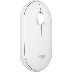 Logitech Pebble Mouse 2 M350s Slim Bluetooth Wireless Mouse, Portable, Lightweight, Customizable Button, Quiet Clicks, Easy-Switch for Windows, macOS, iPadOS, Android, Chrome OS – Tonal Rose(Tonal White)