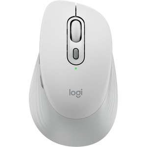 Logitech Signature Comfort Plus M850 L Wireless Mouse, Bluetooth Mouse with Palm Cushion, Silent Clicks, 24-Month Battery, Customizable Buttons, for Windows, Mac, iPad – Off White(Off White)