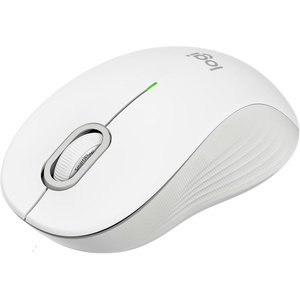 Logitech Signature M550 L Full Size Wireless Mouse – for Large Sized Hands, 2-Year Battery, Silent Clicks, Bluetooth, Multi-Device Compatibility – Blue(Off White)