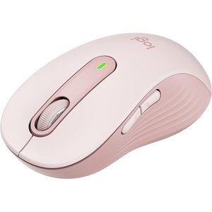 Logitech Signature M650 L Full Size Wireless Mouse – for Large Sized Hands, 2-Year Battery, Silent Clicks, Customizable Side Buttons, Bluetooth, for PC/Mac/Multi-Device/Chromebook – Classic Blue(Rose)