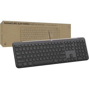 Logitech Signature Slim Wired Combo MK625 for Business, Optical Wired Mouse, Full-Size Keyboard, USB-C Plug-and-Play, Windows/Mac/Chrome/PC/laptops – Graphite(1.30)