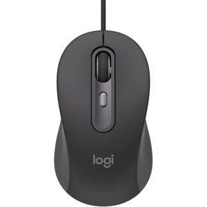 Logitech Signature Wired M520 for Business, Optical Wired Left Handed Mouse, USB-C Plug and Play, Windows/Mac/Chrome/PC/Notebooks – Graphite