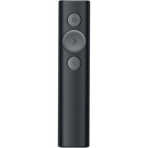 Logitech Spotlight Presentation Remote – Universal Wireless Presentation Clicker with Laser Pointer, Advanced Digital Highlighting, Bluetooth, 30 m Range and Quick Charging – Black(Black)