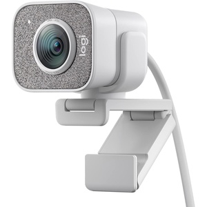 Logitech StreamCam Premium Webcam for Streaming and Content Creation, Full HD 1080p 60 fps,Works with Microsoft Teams, Google Meet, Zoom, Nintendo Switch 2’s new GameChat mode, for PC/Mac– Off-White(White)