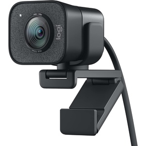 Logitech StreamCam Premium Webcam for Streaming and Content Creation, Full HD 1080p 60 fps,Works with Microsoft Teams, Google Meet, Zoom, Nintendo Switch 2’s new GameChat mode, for PC/Mac– Off-White(Graphite)