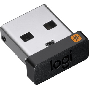 Logitech USB Unifying Receiver, 2.4 GHz Wireless Technology, USB Plug Compatible with All Unifying Devices Like Wireless Mouse and Keyboard, PC/Mac/Laptop – Black
