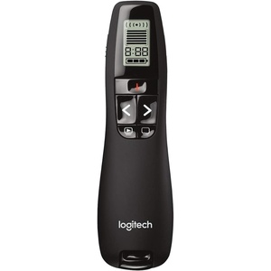 Logitech Wireless Presenter R500s, PowerPoint Clicker with Laser Pointer, Wireless Presentation Clicker Remote(Green Laser)