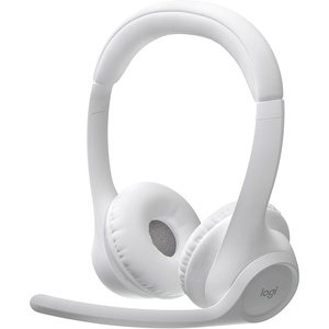 Logitech Zone 300 Wireless Bluetooth Headset with Noise-Canceling Microphone, Compatible with Windows, Mac, Chrome, Linux, iOS, iPadOS, Android – Off-White(Off-White)