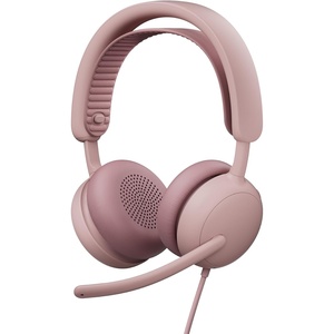 Logitech Zone Wireless 2 ES – Noise-Canceling Wireless Headset with Adaptive Hybrid ANC, Bluetooth – Off-White(Rose)