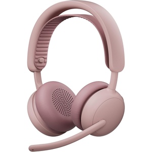 Logitech Zone Wireless 2 ES – Noise-Canceling Wireless Headset with Adaptive Hybrid ANC, Bluetooth – Rose