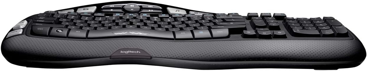 image:imageLogitech K350 Keyboard Wireless Connectivity RF Black USB Interface Renewed