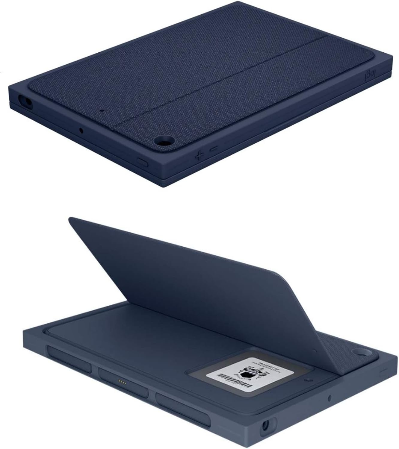 image:imageLogitech Rugged Protection Combo Keyboard and Folio Case for iPad 97 5th Gen 6th Gen Bulk Packaging Navy Blue