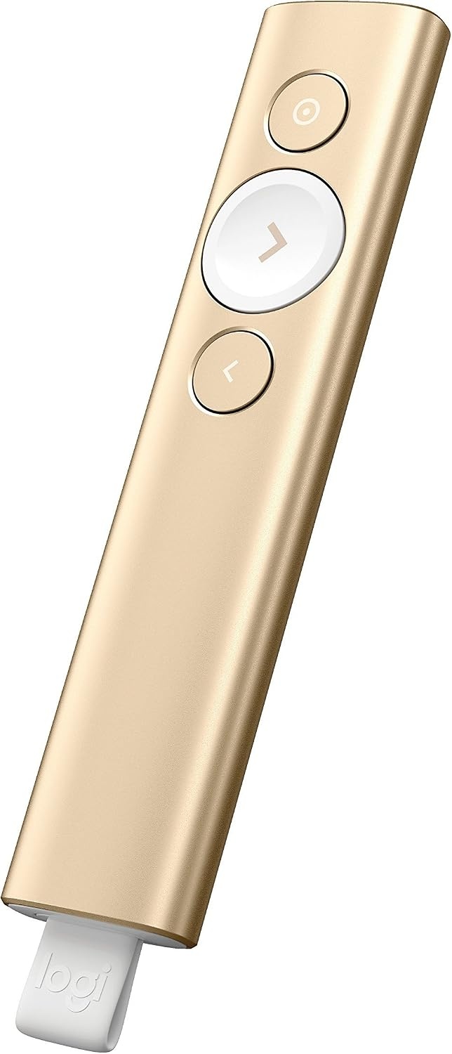 image:imageLogitech Spotlight Advanced Presentation Remote Gold Renewed